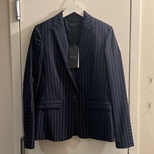 Rag&Bone Navy Blue Women Blazer Jacket Size 6